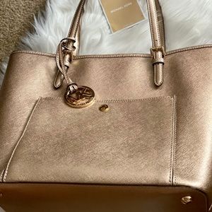 Michael Kors Metallic Gold Shoulder / Handbag